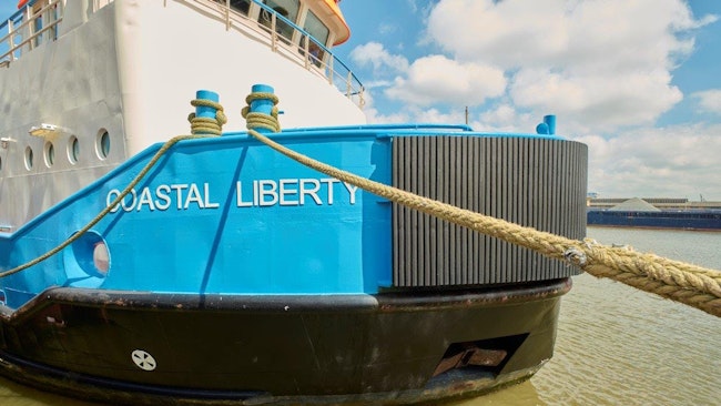 eCap Marine has developed and installed a containerized hydrogen-electric power system onboard OSV Coastal Liberty.