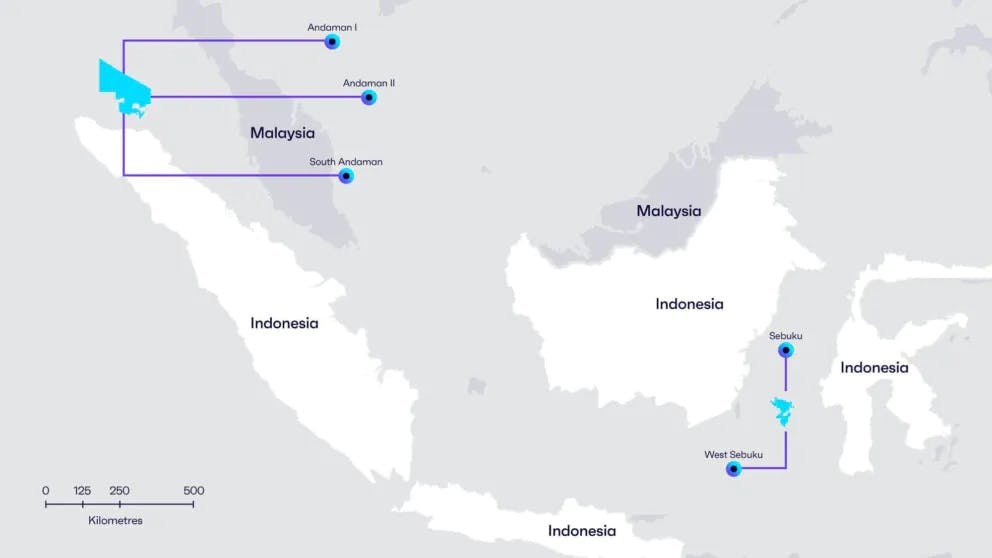 In 2023 Mubadala Energy announced a major gas discovery at Layaran-1 exploration well in the South Andaman Block offshore North Sumatra, and the company said it has potential for more than 6 Tcf of 'excellent quality' gas in place.