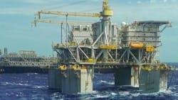 Papa Terra tension-leg wellhead platform Papa Terra tension-leg wellhead platform