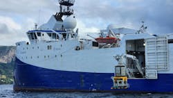 Sheawater will deploy its Pearl node array and its dual ROV-equipped SW Tasman vessel for the three-month OBN survey in Block B20/11, covering the Golfinho and Cameia fields. Sheawater will deploy its Pearl node array and its dual ROV-equipped SW Tasman vessel for the three-month OBN survey in Block B20/11, covering the Golfinho and Cameia fields.