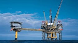 Harold platform in the Danish North Sea Harold platform in the Danish North Sea