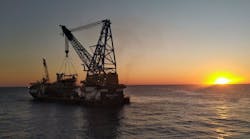 Energean reported that the M10 2nd oil train module has been lifted onto the Energean Power FPSO, following a successful offloading from the port of Limassol. Energean reported that the M10 2nd oil train module has been lifted onto the Energean Power FPSO, following a successful offloading from the port of Limassol.