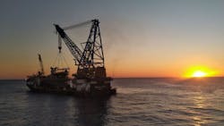 Energean reported that the M10 2nd oil train module has been lifted onto the Energean Power FPSO, following a successful offloading from the port of Limassol. Energean reported that the M10 2nd oil train module has been lifted onto the Energean Power FPSO, following a successful offloading from the port of Limassol.