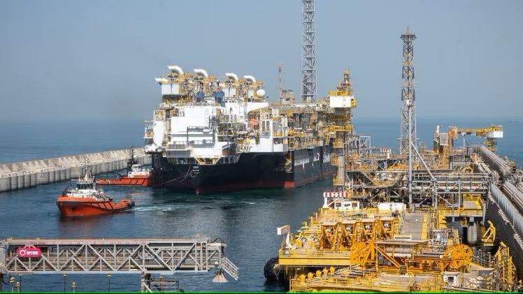 Greater Tortue Ahmeyim FLNG vessel