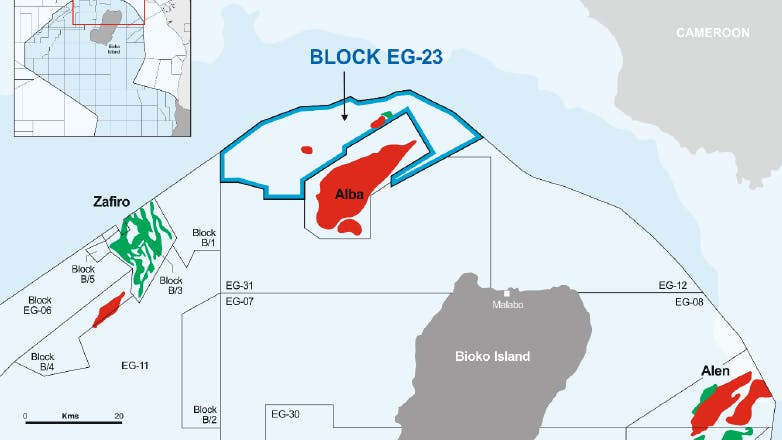 Map of Block EG-23
