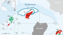 Map of Block EG-23 Map of Block EG-23