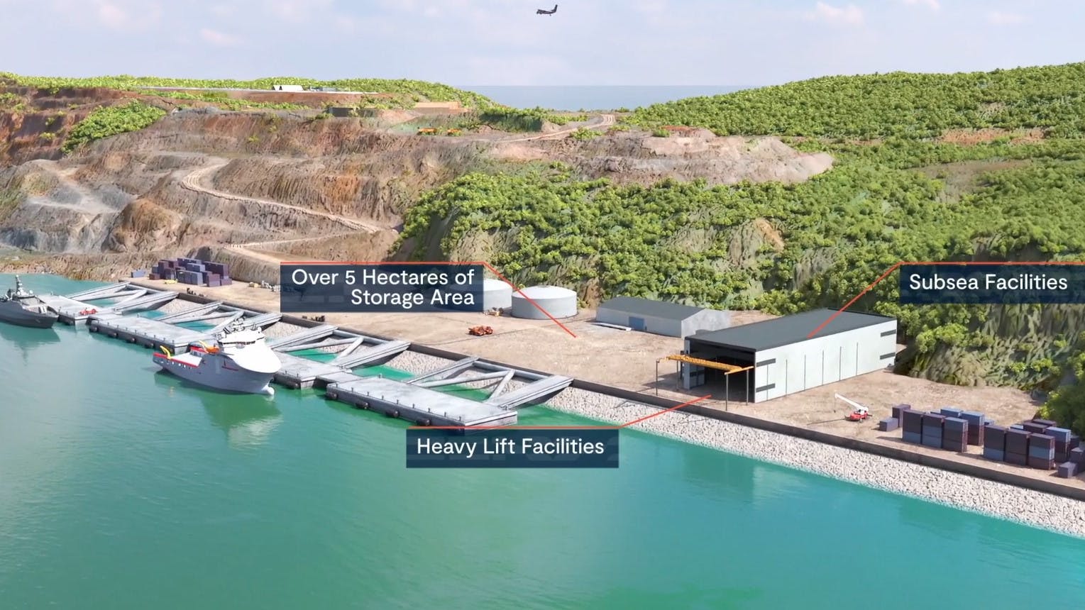 Crestlink Cockatoo Island supply base