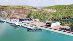 Crestlink Cockatoo Island supply base Crestlink Cockatoo Island supply base