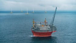 The Goliat FPSO is owned and operated by Vår Energi AS. The Goliat FPSO is owned and operated by Vår Energi AS.