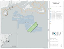 SouthCoast Wind Energy Lease Map SouthCoast Wind Energy Lease Map