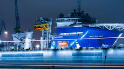 North Sea Giant construction vessel