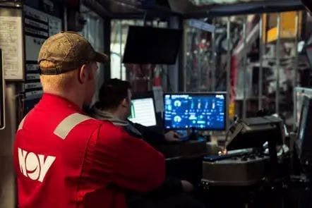 NOVOS in drillers cabin NOVOS in drillers cabin