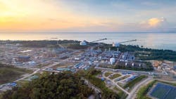 Tangguh LNG site Tangguh LNG site