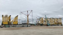 The Saipem yard in yard in Karimun, Indonesia. The Saipem yard in yard in Karimun, Indonesia.