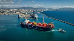 FSRU Toscana offshore Italy back in service FSRU Toscana offshore Italy back in service