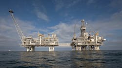 Deepwater Gunashli platform in the Caspian Sea Deepwater Gunashli platform in the Caspian Sea