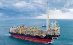 FPSO operating on TEN fields offshore Ghana FPSO operating on TEN fields offshore Ghana