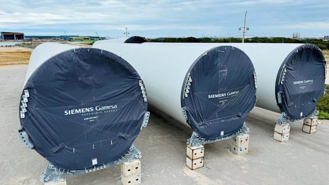 Windar Renovables delivers 90 offshore wind towers for Siemens Gamesa CVOW project