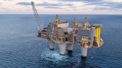 Troll A platform in the North Sea Troll A platform in the North Sea