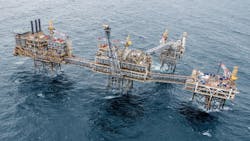 CNOOC International-operated Buzzard platform CNOOC International-operated Buzzard platform