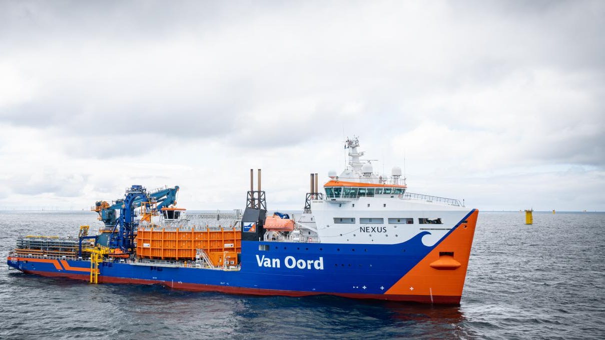 Nexus cable installation vessel