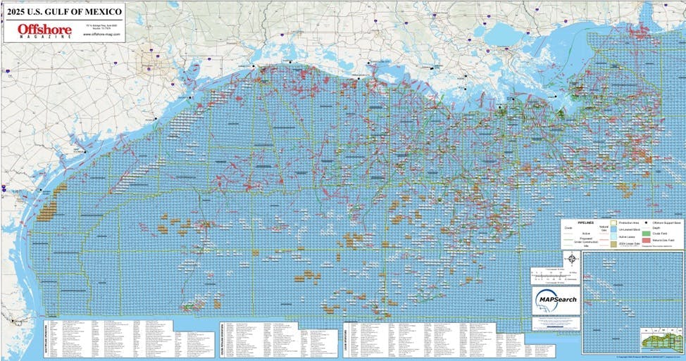Navigating the Labyrinth: A Deep Dive into the Gulf of Mexico Oil Rig Map