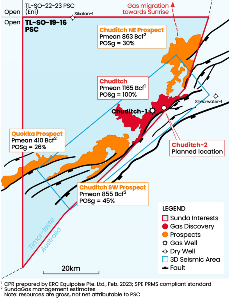 Timor-Leste prospect map