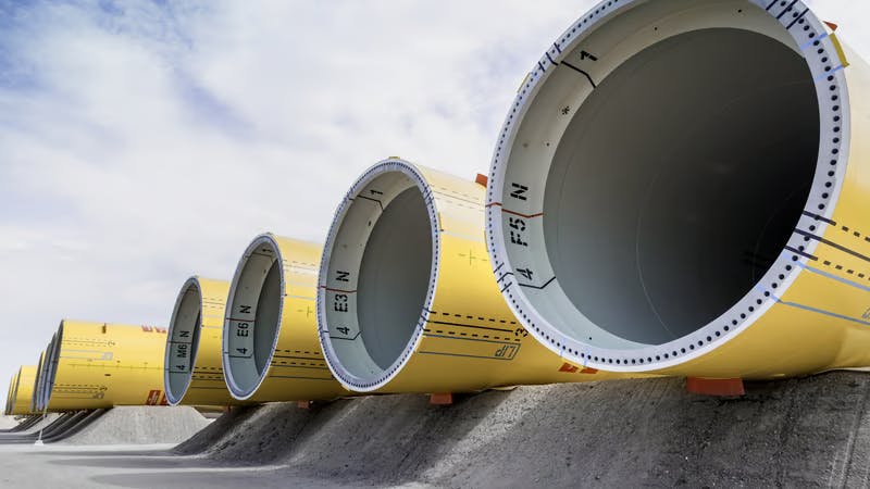 monopiles of offshore wind turbines