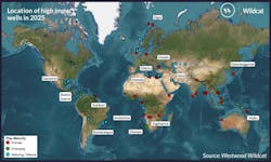location of high-impact wells in 2025 location of high-impact wells in 2025