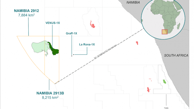 Namibia location map