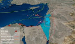 Leviathan Export Routes Leviathan Export Routes