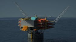 Conceptual hydrogen plant layout for repurposed large oil and gas asset Conceptual hydrogen plant layout for repurposed large oil and gas asset