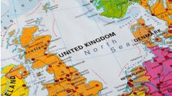 North Sea map North Sea map