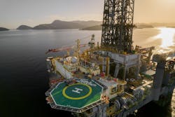 Noble Discoverer rig Noble Discoverer rig