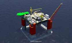 Kaskida semisubmersible Kaskida semisubmersible