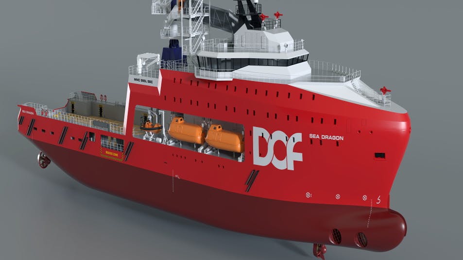 Graphical rendering of the Sea Dragon