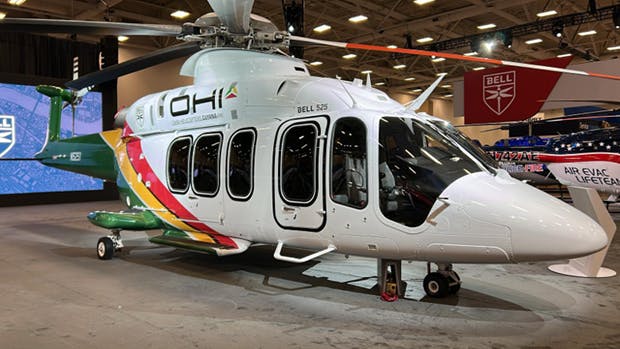 Bell and Omni to begin offshore mission flights in Georgetown, Guyana