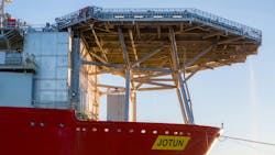 Jotun FPSO starts sail away to the Balder field Jotun FPSO starts sail away to the Balder field