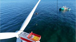 UAV performs a cargo delivery UAV performs a cargo delivery