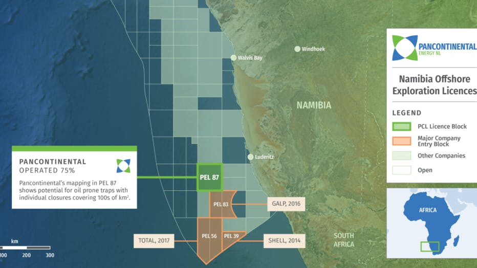 Orange Basin PEL87 map