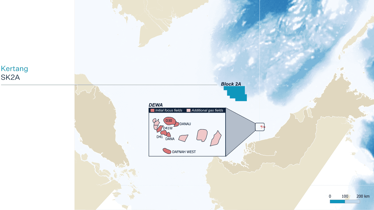 Kertang offshore Malaysia