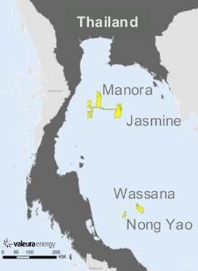 Valeura Energy offshore Thailand assets Valeura Energy offshore Thailand assets