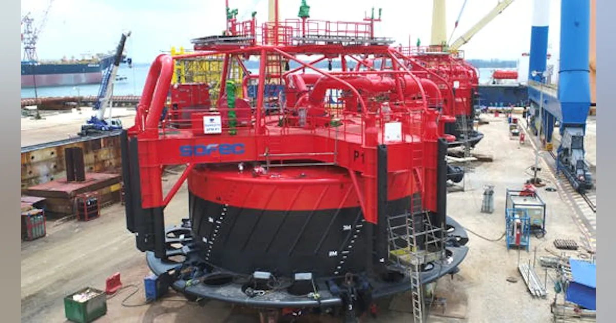 Sofec SOFEC sending third CALM Buoy for crude transfers offshore Hawaii ...