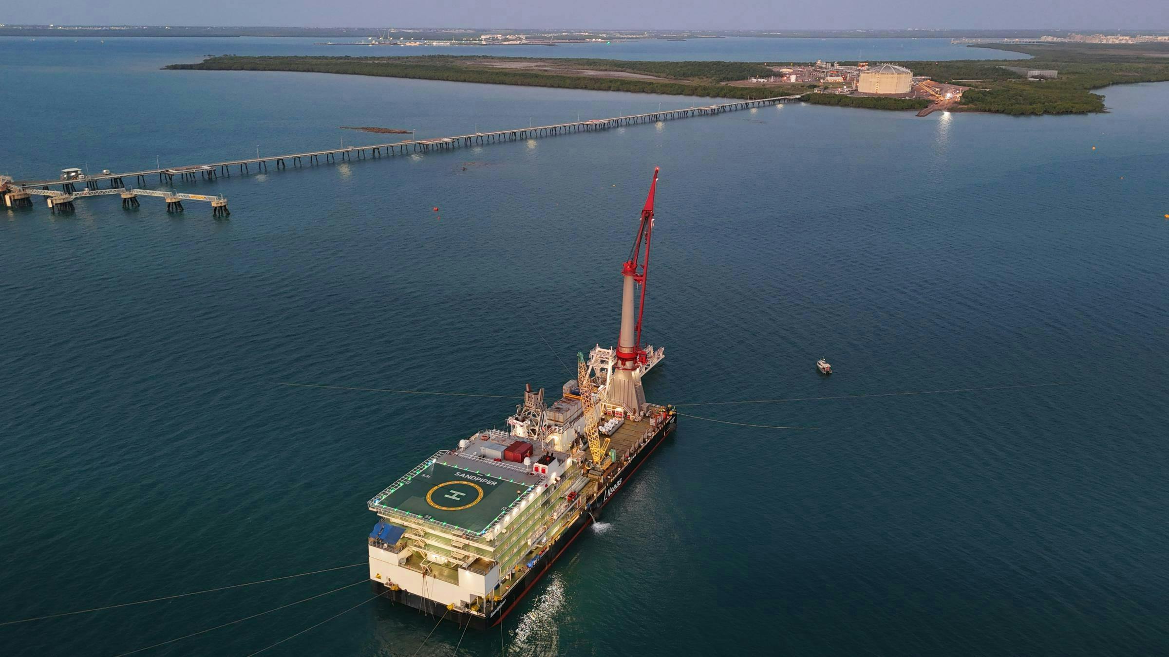 Sandpiper completes Santos' Darwin Pipeline Duplication scope Sandpiper completes Santos' Darwin Pipeline Duplication scope