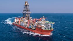 Hanwha Drilling’s Tidal Action drillship Hanwha Drilling’s Tidal Action drillship