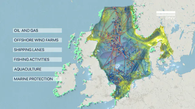 Oil Rig Map Uk Map Of The North Sea Showing The Locations Of Offshore Oil