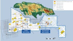 Selection of Leads and Prospects identified on the Walton Morant Licence Selection of Leads and Prospects identified on the Walton Morant Licence