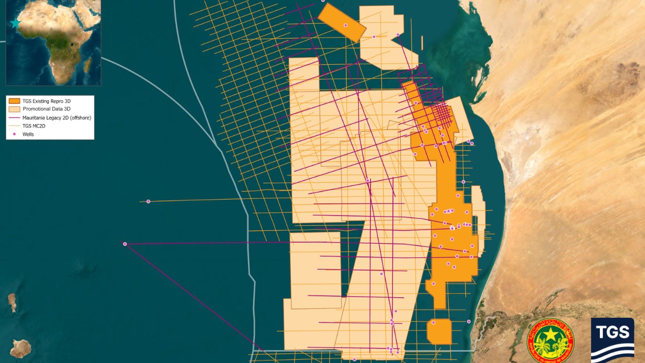 TGS Expands Multi-Client Data Library Offshore Mauritania