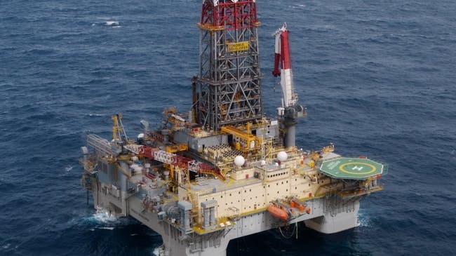 Noble Developer drilling rig