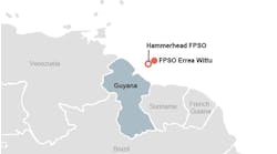 MODEC FPSO vessels offshore Guyana MODEC FPSO vessels offshore Guyana